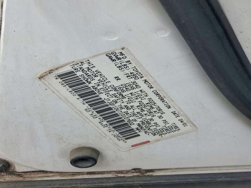 48844306 :رقم المزاد ، JTJGF10U710107602 vin ، 2001 Lexus Rx 300 مزاد بيع
