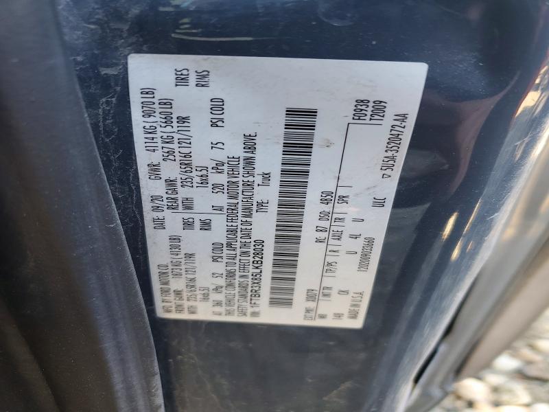Продаж на аукціоні авто 2020 Ford Transit, vin: 1FTBR3X85LKB28030, номер лоту: 50663126