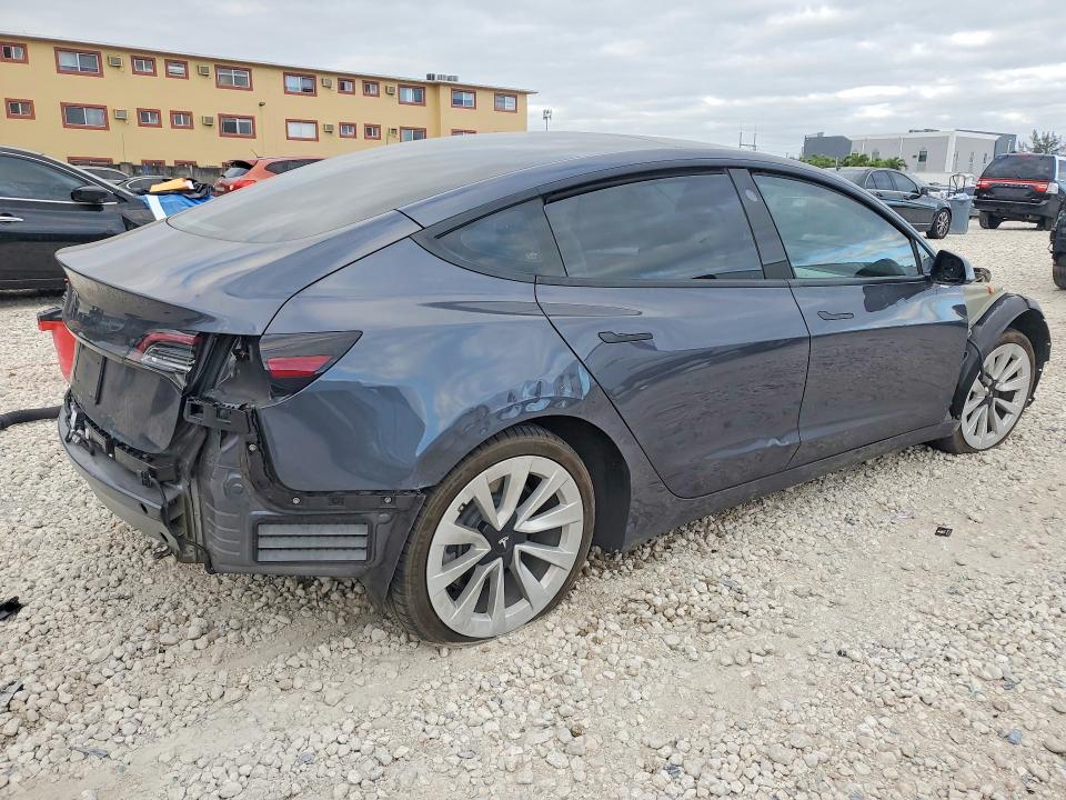 2022 Tesla Model 3 მანქანა იყიდება აუქციონზე, vin: 5YJ3E1EA7NF317711, აუქციონის ნომერი: 49900356