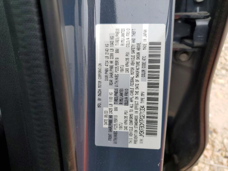 51446956 :رقم المزاد ، JM3KFBCM7P0271334 vin ، 2023 Mazda Cx-5 مزاد بيع