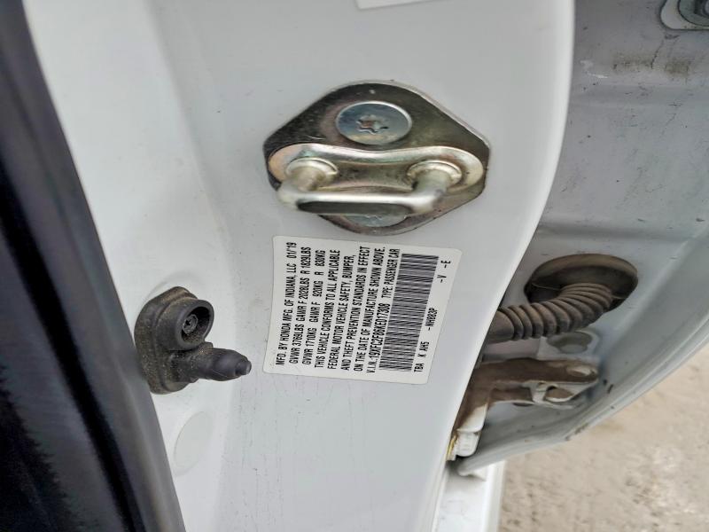 50819956 :رقم المزاد ، 19XFC2F86KE017308 vin ، 2019 Honda Civic مزاد بيع