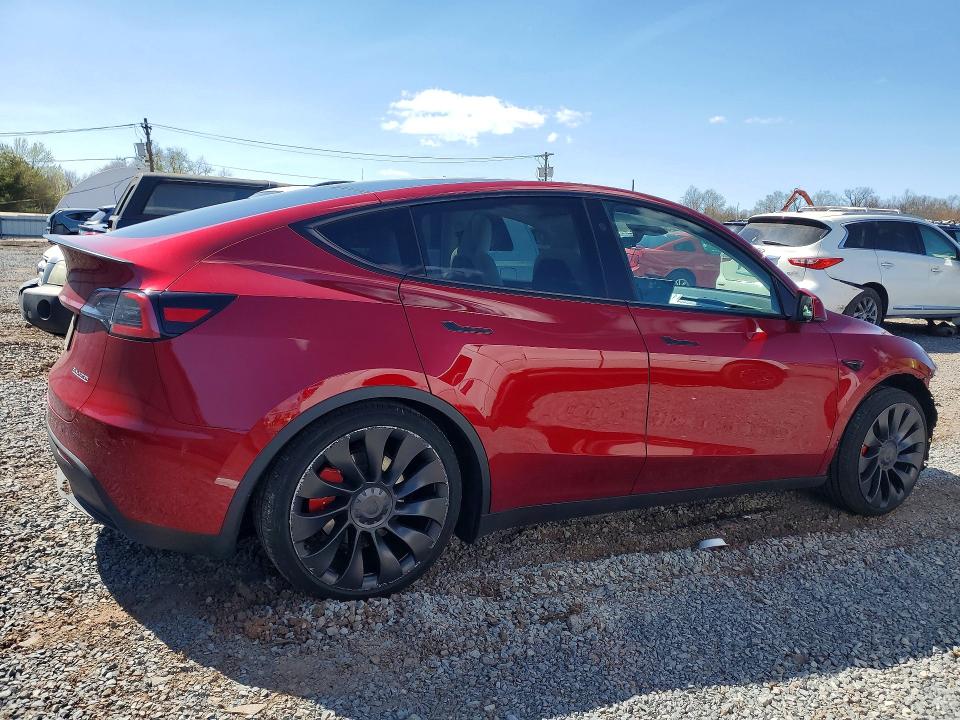 48955026 :رقم المزاد ، 7SAYGDEF5SA348125 vin ، 2025 Tesla Model Y مزاد بيع
