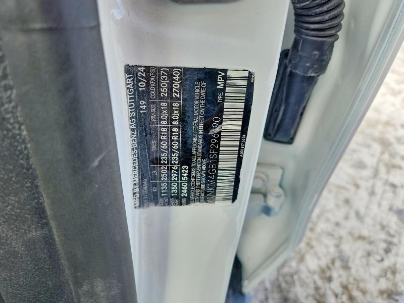 Aukcja sprzedaży 2025 Mercedes-benz Glc, vin: W1NKM4GB1SF296490, numer aukcji: 51685706