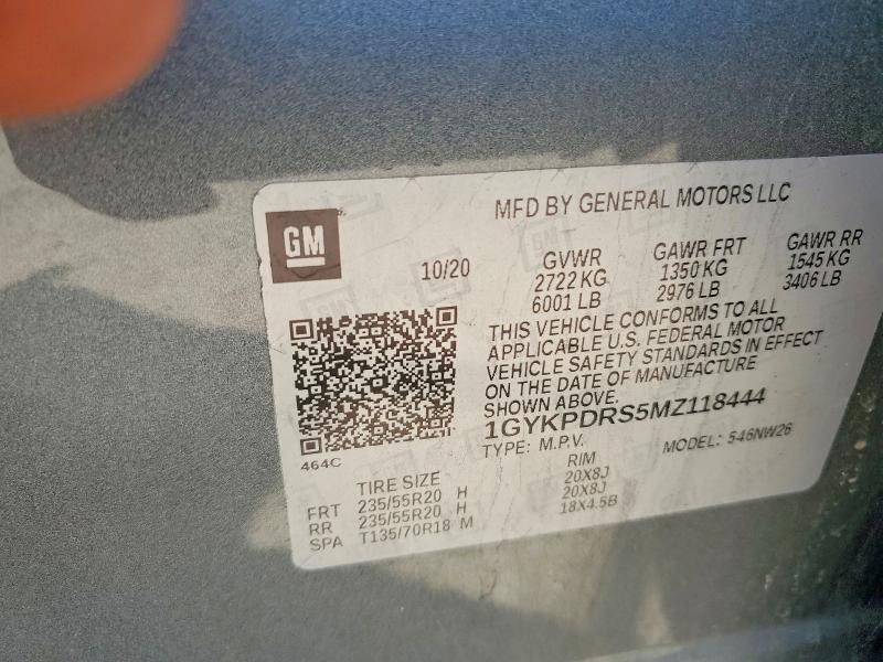 Продажа на аукционе авто 2021 Cadillac Xt6, vin: 1GYKPDRS5MZ118444, номер лота: 50523146
