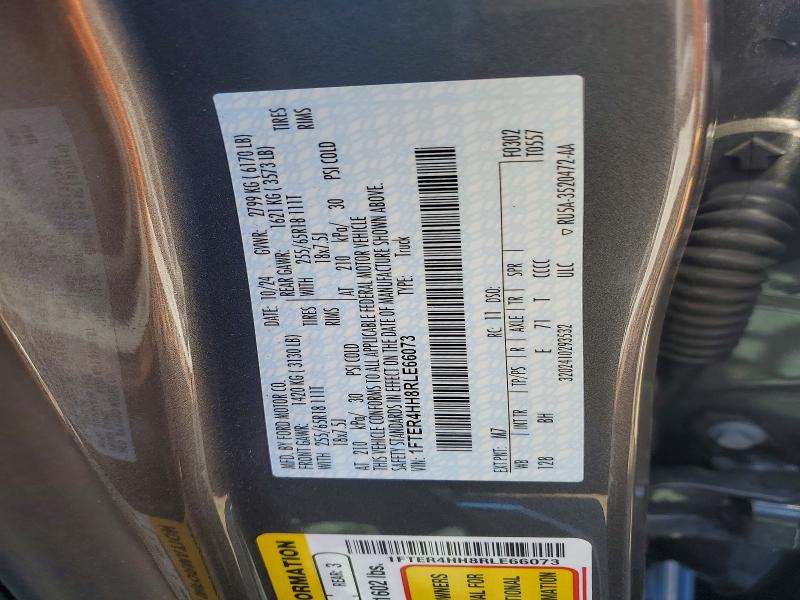 50816196 :رقم المزاد ، 1FTER4HH8RLE66073 vin ، 2024 Ford Ranger مزاد بيع