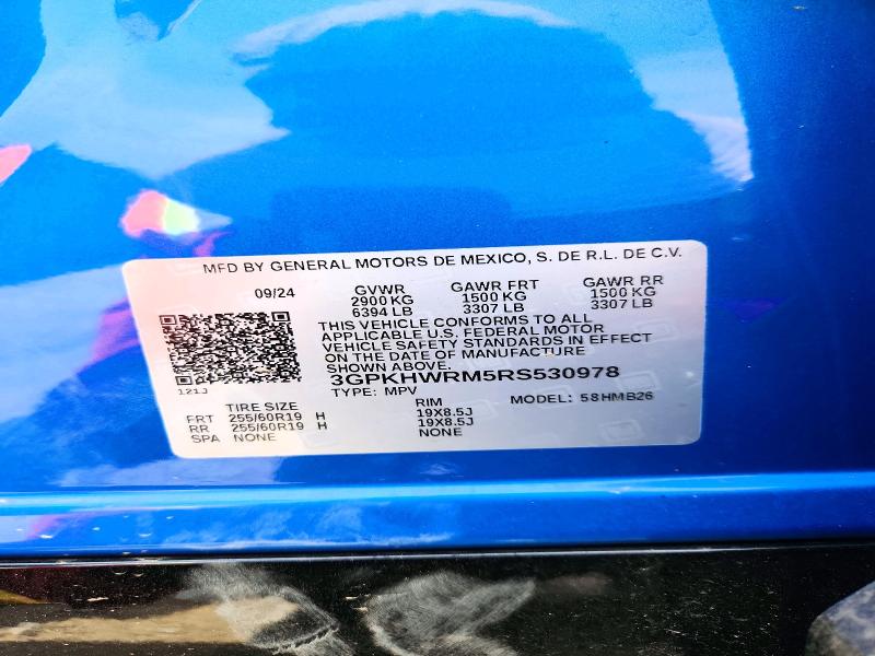 Продажа на аукционе авто 2024 Honda Prologue, vin: 3GPKHWRM5RS530978, номер лота: 49328456