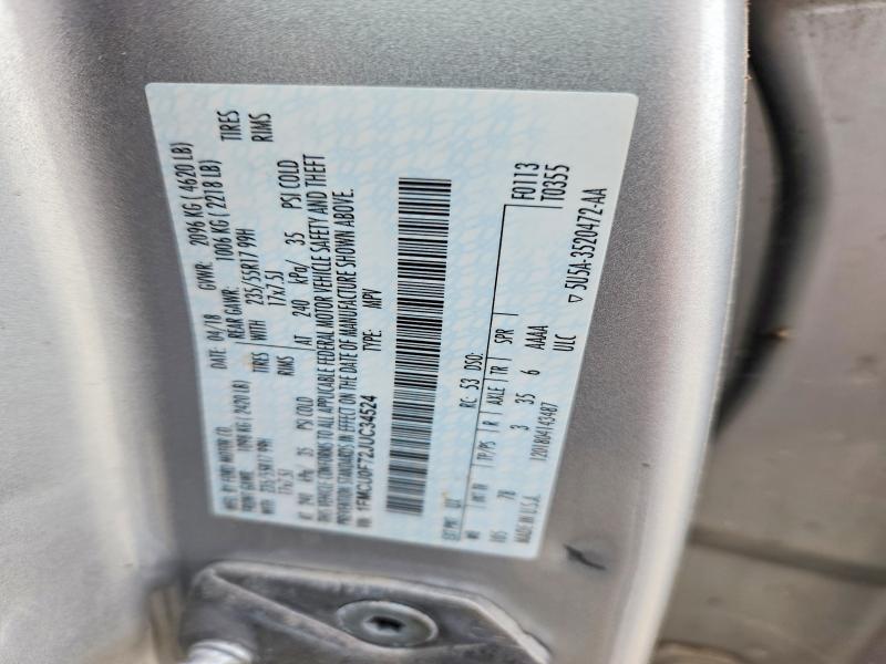 Aukcja sprzedaży 2018 Ford Escape, vin: 1FMCU0F72JUC34524, numer aukcji: 50781006