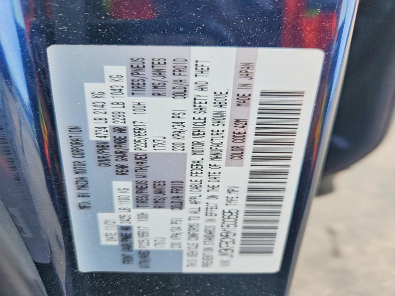50498946 :رقم المزاد ، JM3KFBCM5M1500695 vin ، 2021 Mazda Cx-5 مزاد بيع