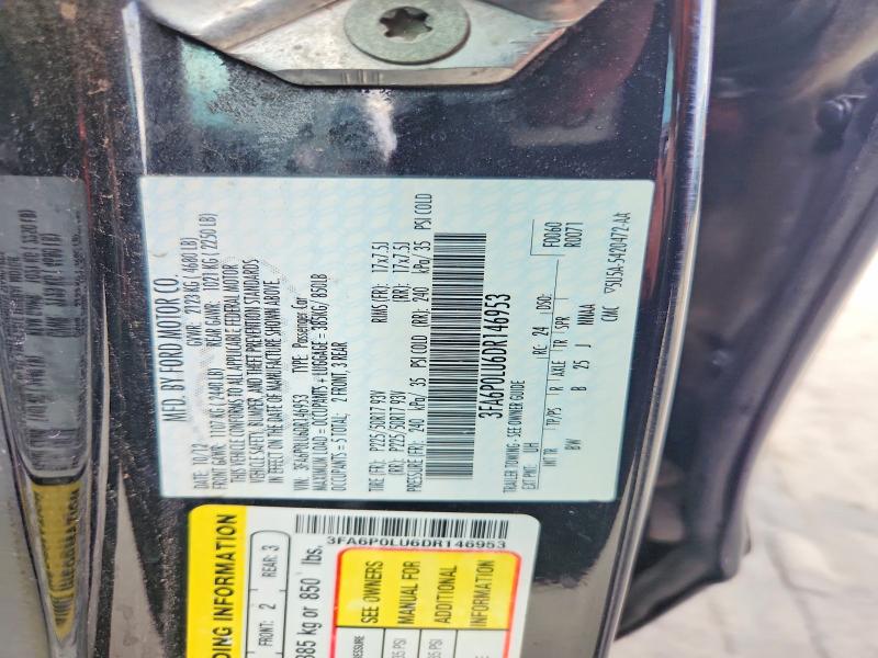 Продаж на аукціоні авто 2013 Ford Fusion, vin: 3FA6P0LU6DR146953, номер лоту: 49492006