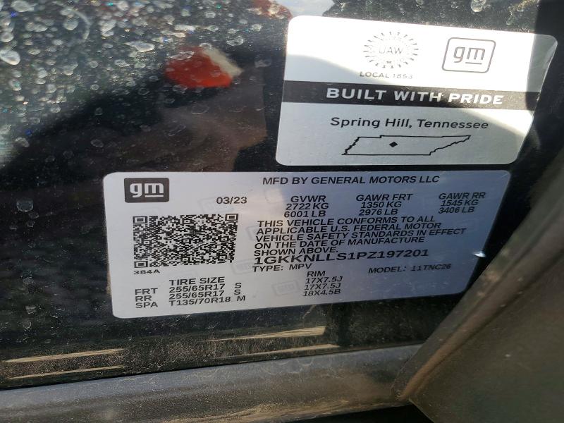 Aukcja sprzedaży 2023 Gmc Acadia, vin: 1GKKNLLS1PZ197201, numer aukcji: 50413806
