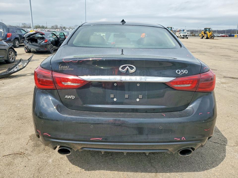 48016016 :رقم المزاد ، JN1EV7AR7KM593481 vin ، 2019 Infiniti Q50 مزاد بيع