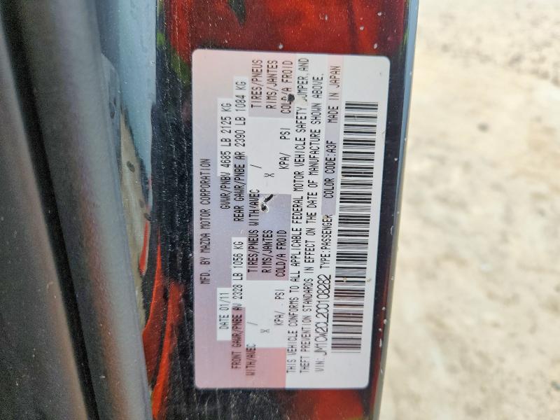 Aukcja sprzedaży 2012 Mazda 5, vin: JM1CW2CL2C0108282, numer aukcji: 51883226