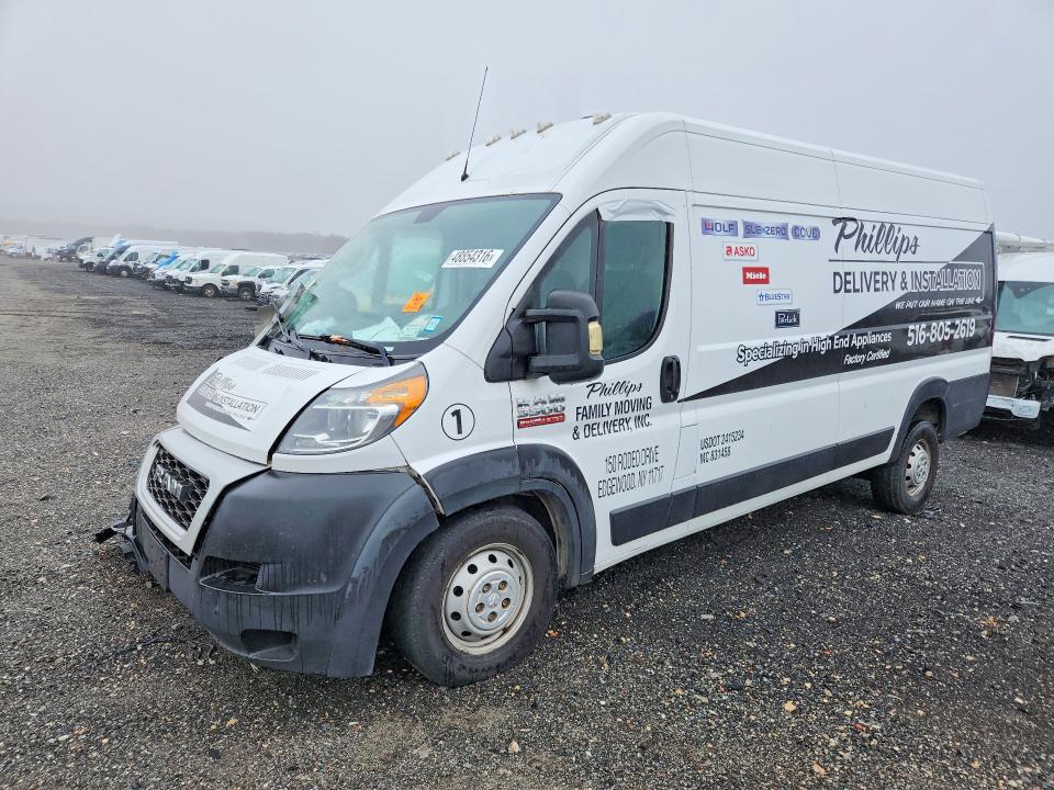 48854316 :رقم المزاد ، 3C6URVJG3KE519626 vin ، 2019 Ram Promaster 3500 مزاد بيع