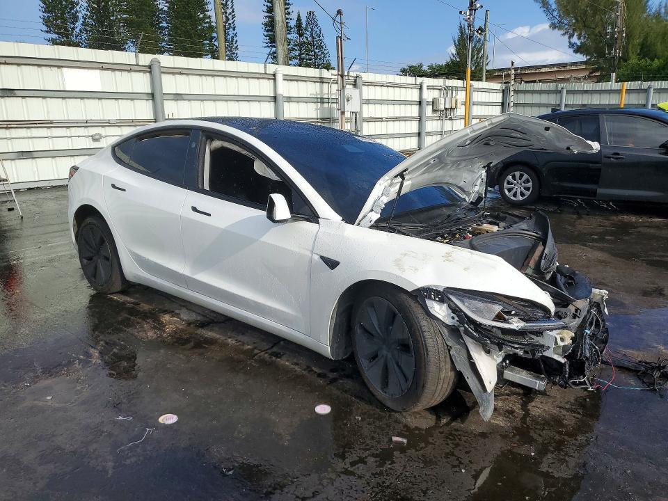2025 Tesla Model 3 მანქანა იყიდება აუქციონზე, vin: 5YJ3E1EA5SF027799, აუქციონის ნომერი: 48459566