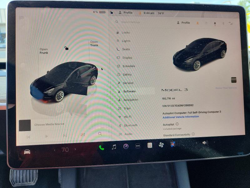 Продажа на аукционе авто 2022 Tesla Model 3, vin: 5YJ3E1EA0NF286592, номер лота: 49882506
