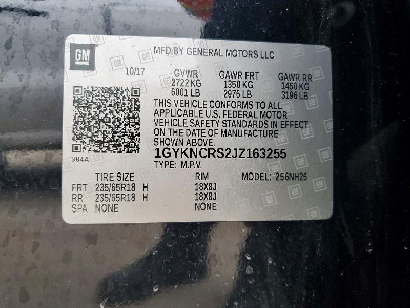 Aukcja sprzedaży 2018 Cadillac Xt5, vin: 1GYKNCRS2JZ163255, numer aukcji: 50511176