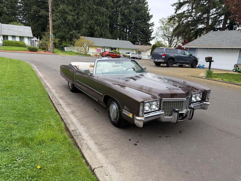 50193626 :رقم المزاد ، 6L67S2Q411143 vin ، 1972 Cadillac Eldorado مزاد بيع