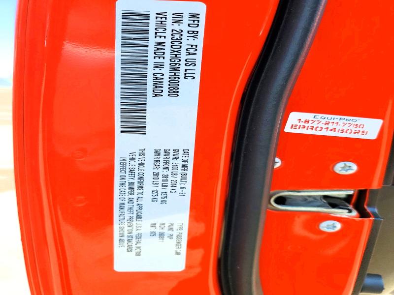 2021 Dodge Charger მანქანა იყიდება აუქციონზე, vin: 2C3CDXHG6MH600880, აუქციონის ნომერი: 50697456
