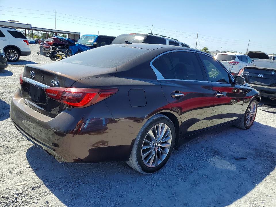 Продажа на аукционе авто 2018 Infiniti Q50, vin: JN1EV7AP3JM357777, номер лота: 50225116