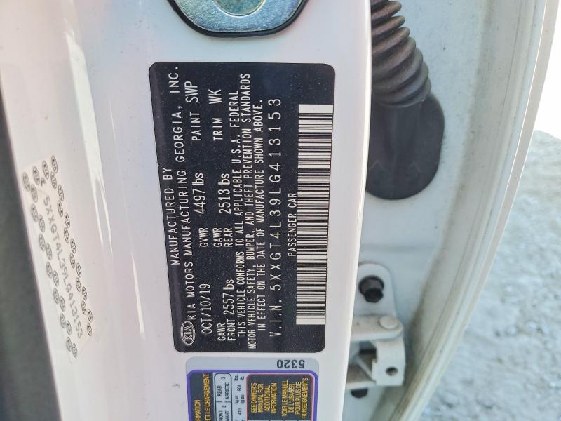 50060166 :رقم المزاد ، 5XXGT4L39LG413153 vin ، 2020 Kia Optima مزاد بيع