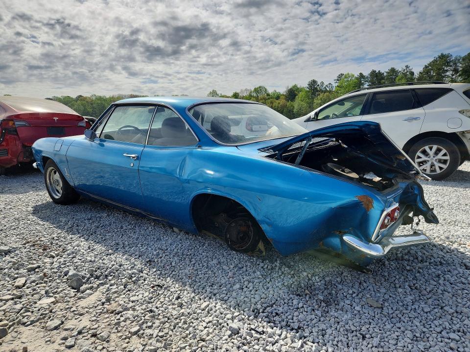 1967 Chevrolet Corvair მანქანა იყიდება აუქციონზე, vin: 105377W103501, აუქციონის ნომერი: 47161046