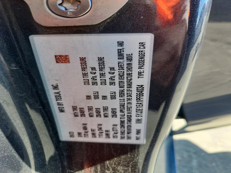 48475316 :رقم المزاد ، 5YJ3E1EA1PF664034 vin ، 2023 Tesla Model 3 مزاد بيع