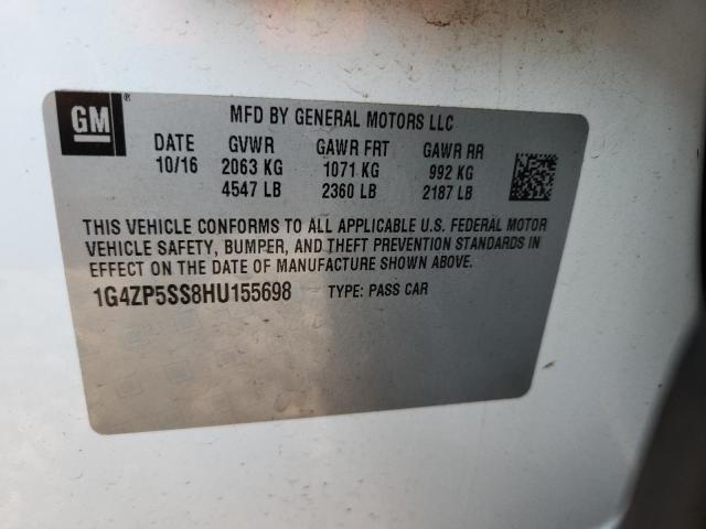 Aukcja sprzedaży 2017 Buick Lacrosse, vin: 1G4ZP5SS8HU155698, numer aukcji: 51279696