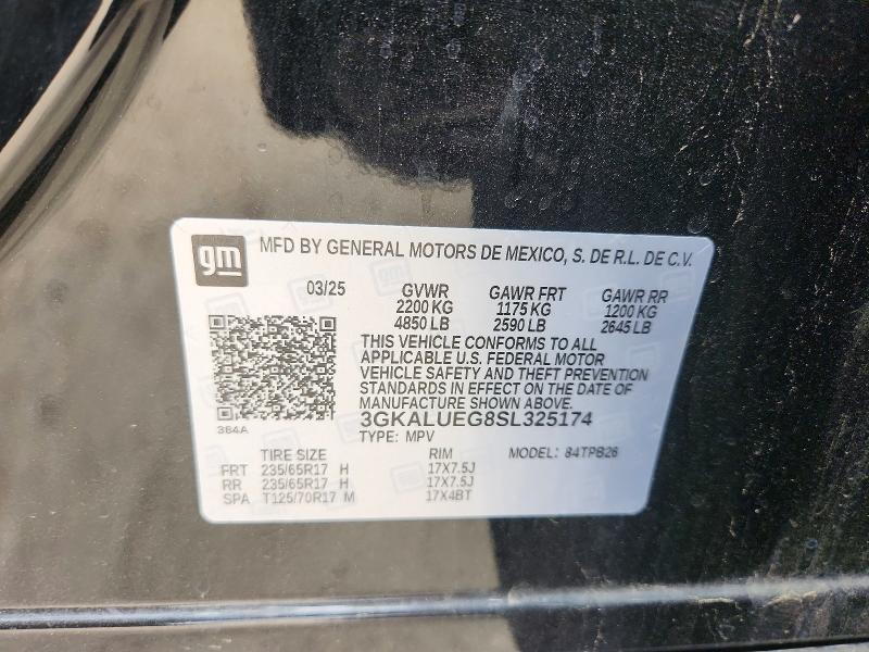 Продаж на аукціоні авто 2025 Gmc Terrain, vin: 3GKALUEG8SL325174, номер лоту: 50139836