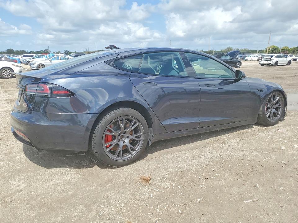 2024 Tesla Model S მანქანა იყიდება აუქციონზე, vin: 5YJSA1E6XRF538745, აუქციონის ნომერი: 48969586