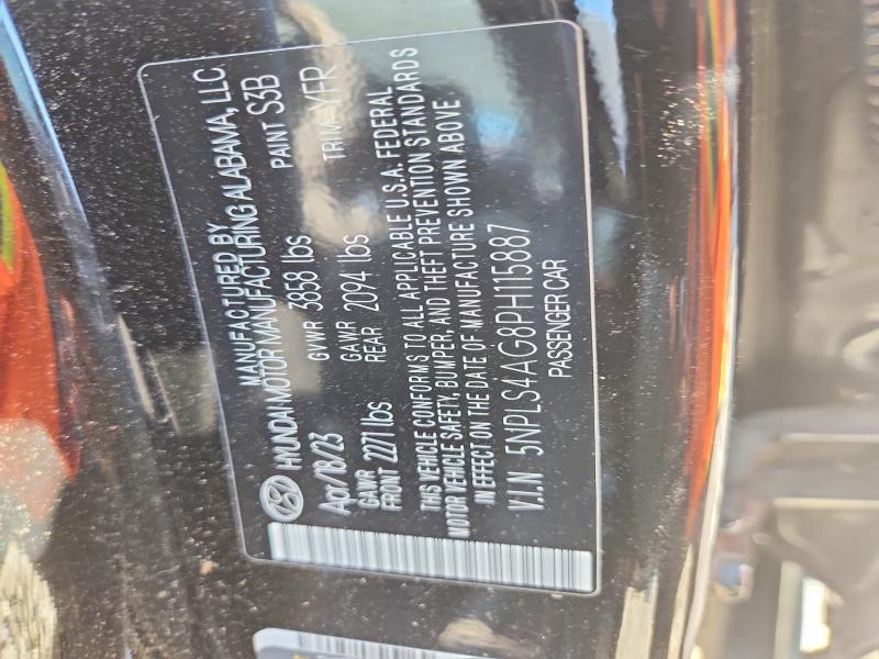 Продажа на аукционе авто 2023 Hyundai Elantra, vin: 5NPLS4AG8PH115887, номер лота: 49937386