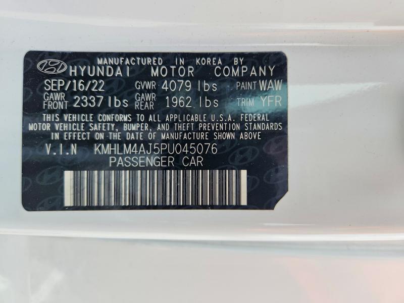 Продажа на аукционе авто 2023 Hyundai Elantra, vin: KMHLM4AJ5PU045076, номер лота: 50363696