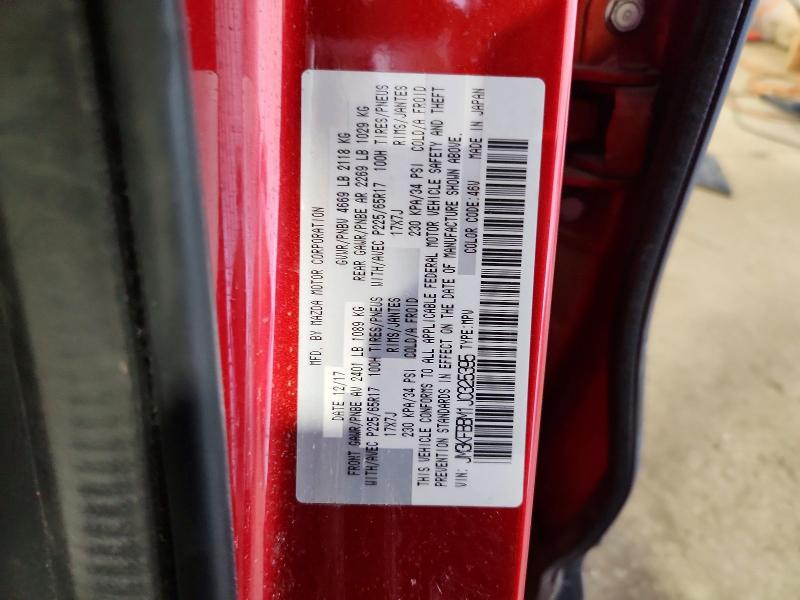 47663766 :رقم المزاد ، JM3KFBBM1J0325395 vin ، 2018 Mazda Cx-5 مزاد بيع