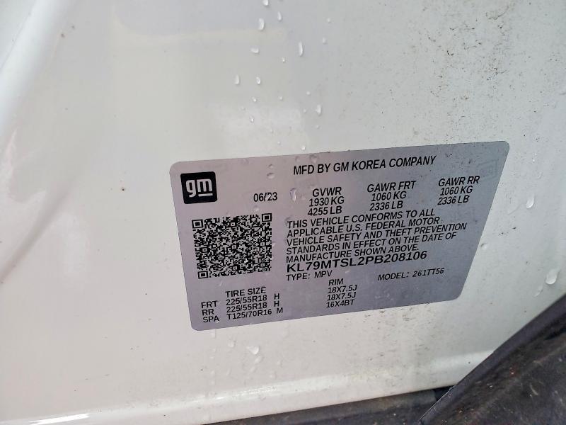 Продажа на аукционе авто 2023 Chevrolet Trailblazer, vin: KL79MTSL2PB208106, номер лота: 51635596