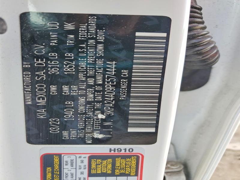 50158086 :رقم المزاد ، 3KPA24AD9PE574444 vin ، 2023 Kia Rio مزاد بيع