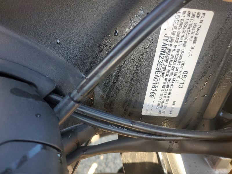 2014 Yama Yzfr1 მანქანა იყიდება აუქციონზე, vin: JYARN23E9EA016769, აუქციონის ნომერი: 50582166