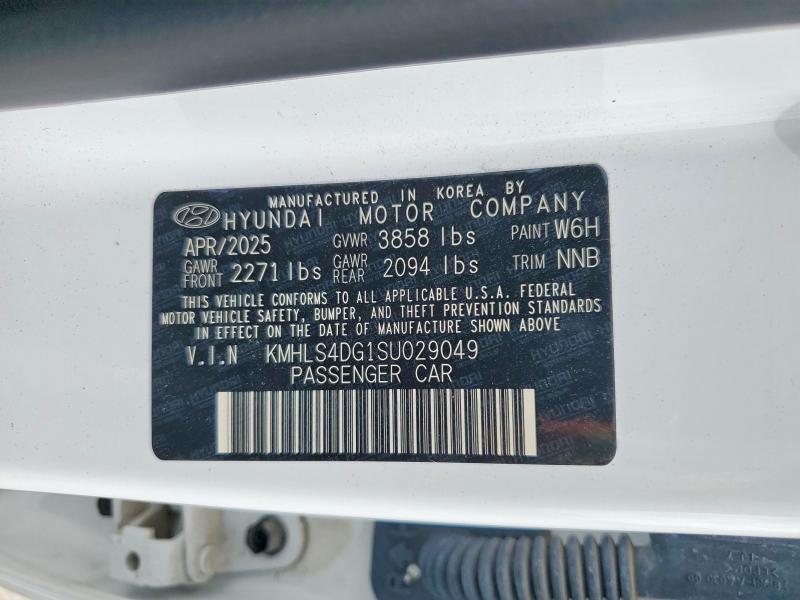 Продаж на аукціоні авто 2025 Hyundai Elantra, vin: KMHLS4DG1SU029049, номер лоту: 49425556