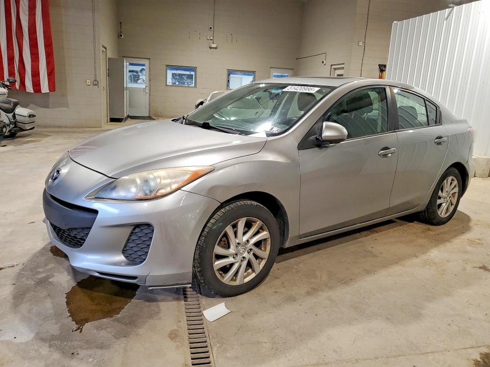 2012 Mazd Mazda3 მანქანა იყიდება აუქციონზე, vin: JM1BL1V83C1584333, აუქციონის ნომერი: 51420986