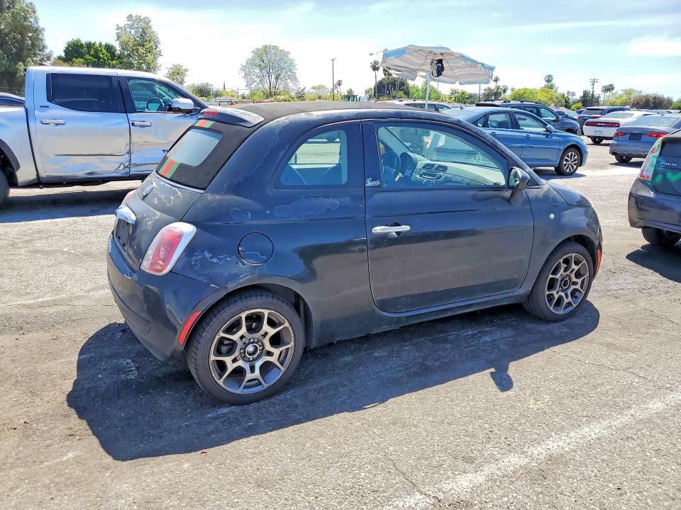 50822486 :رقم المزاد ، 3C3CFFDR2CT332427 vin ، 2012 Fiat 500 مزاد بيع