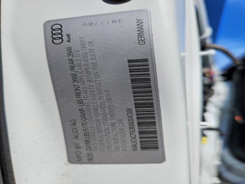 Aukcja sprzedaży 2021 Audi S5, vin: WAUC4CF50MA004388, numer aukcji: 50170676