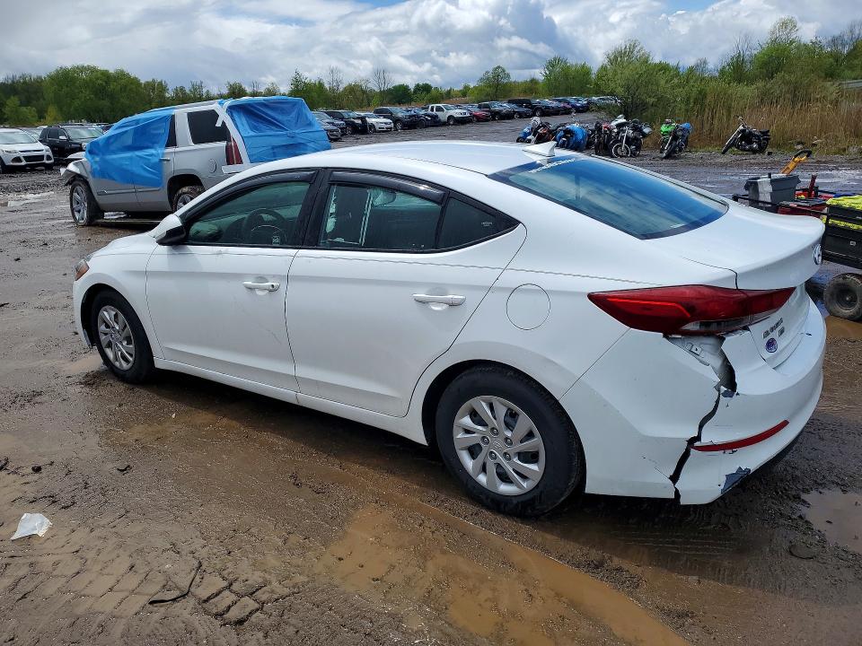 51951786 :رقم المزاد ، 5NPD74LFXHH193616 vin ، 2017 Hyundai Elantra مزاد بيع