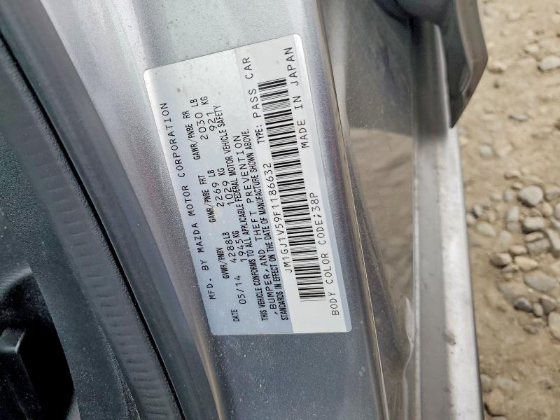 48857976 :رقم المزاد ، JM1GJ1V59F1186632 vin ، 2015 Mazda 6 مزاد بيع