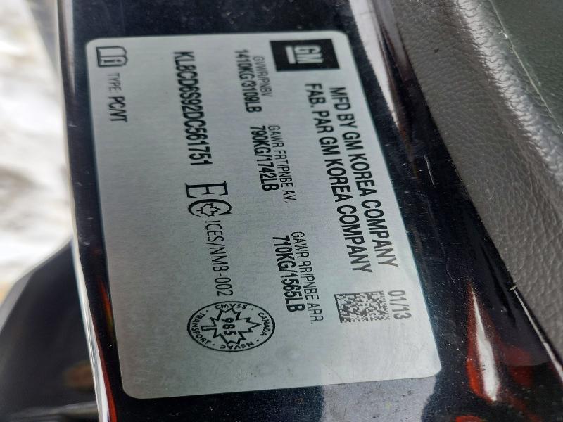 Продаж на аукціоні авто 2013 Chevrolet Spark, vin: KL8CD6S92DC561751, номер лоту: 49121906