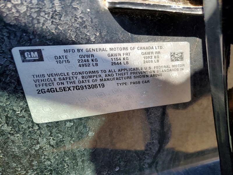 Aukcja sprzedaży 2016 Buick Regal, vin: 2G4GL5EX7G9130619, numer aukcji: 49249376