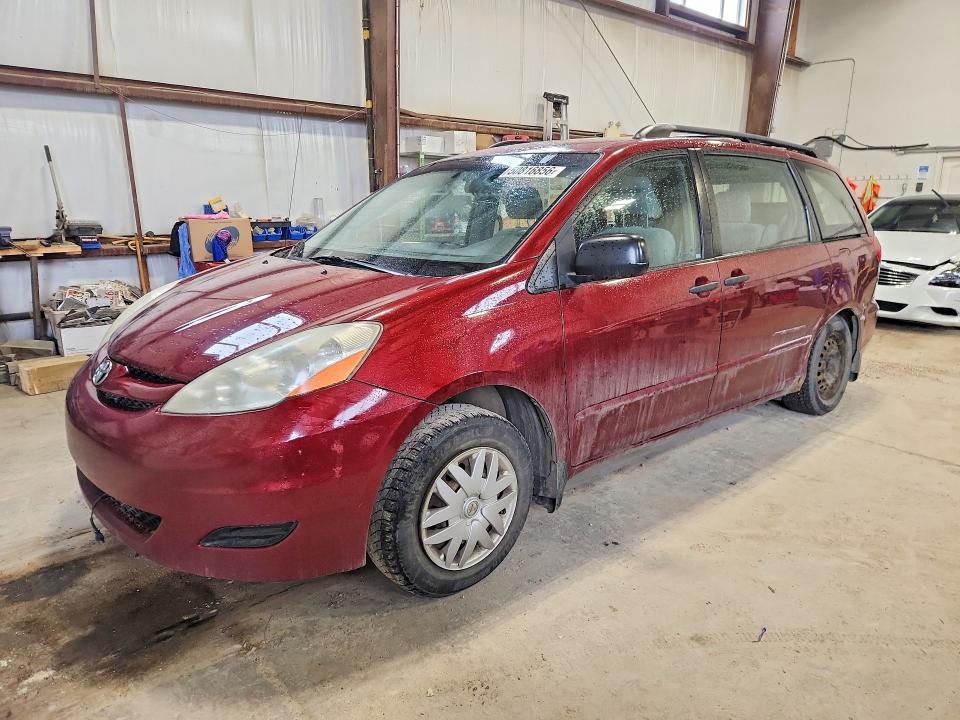 2007 Toyota Sienna მანქანა იყიდება აუქციონზე, vin: 5TDZK29C67S044960, აუქციონის ნომერი: 50816856