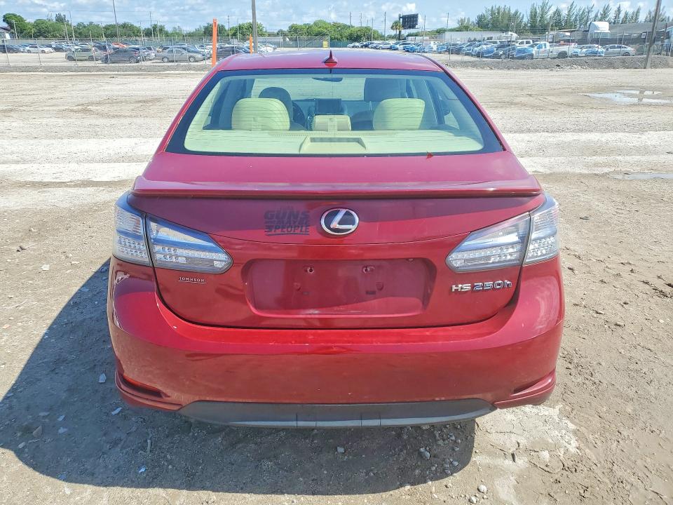 Aukcja sprzedaży 2011 Lexus Hs, vin: JTHBB1BA0B2045816, numer aukcji: 51461276