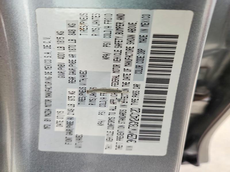 51535986 :رقم المزاد ، 3MZBM1W78GM240120 vin ، 2016 Mazda 3 مزاد بيع