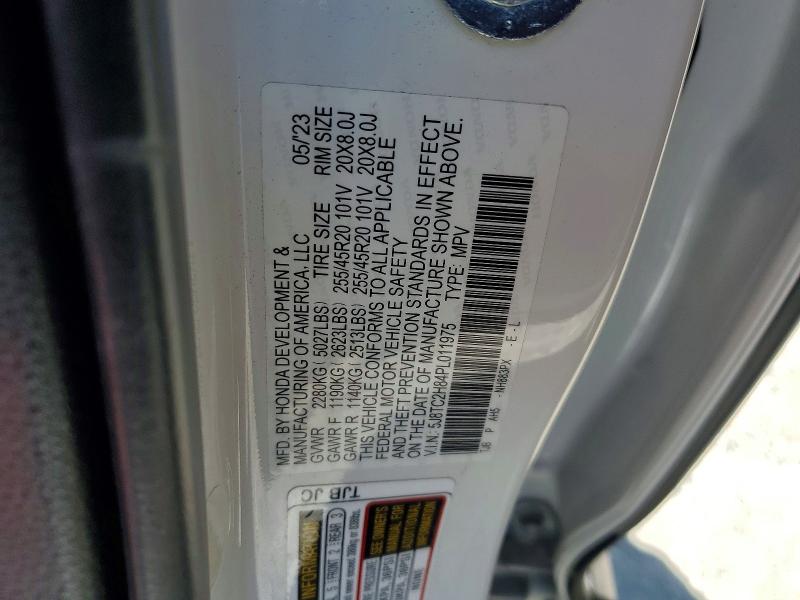 Продаж на аукціоні авто 2023 Acura Rdx, vin: 5J8TC2H84PL011975, номер лоту: 49650426