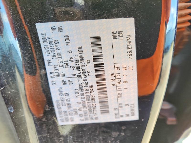 Aukcja sprzedaży 2021 Ford F250, vin: 1FT7W2BTXMED79436, numer aukcji: 51639016