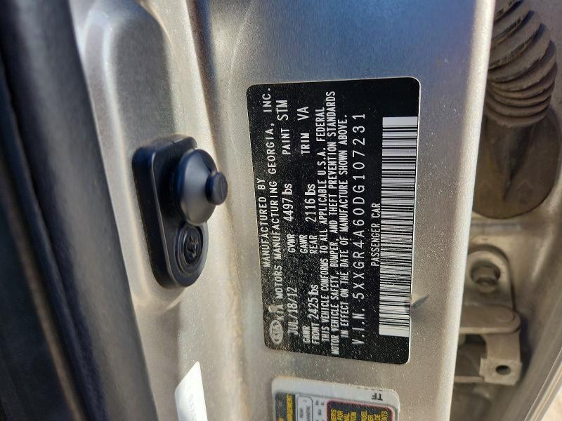 Продажа на аукционе авто 2013 Kia Optima, vin: 5XXGR4A60DG107231, номер лота: 49277446