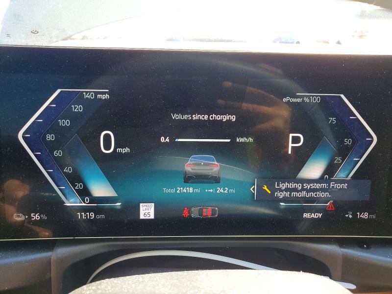 49427326 :رقم المزاد ، WBY23HD08SFU24341 vin ، 2025 Bmw I4 مزاد بيع
